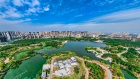 岳家湖公园：阜阳地标与市民休闲好去处