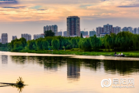 阜阳泉河夕照