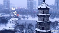 2014年阜阳初雪，踏雪拾景